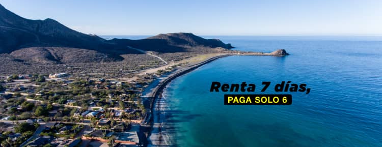 Renta por 7 dias y solo pagas 6